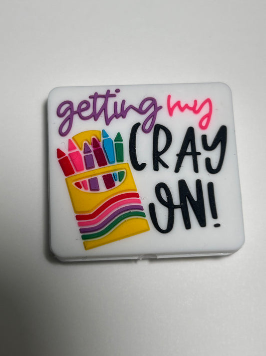 Getting my Cray on ! Silicone Focal Bead