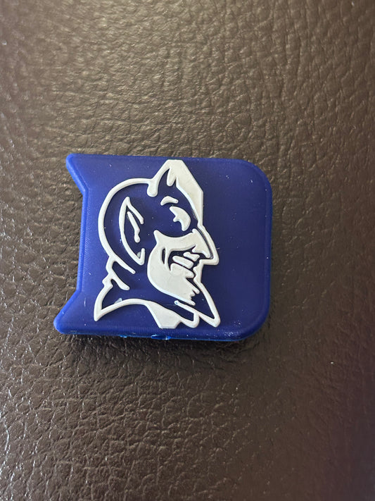Blue Devil Silicone Focal Bead