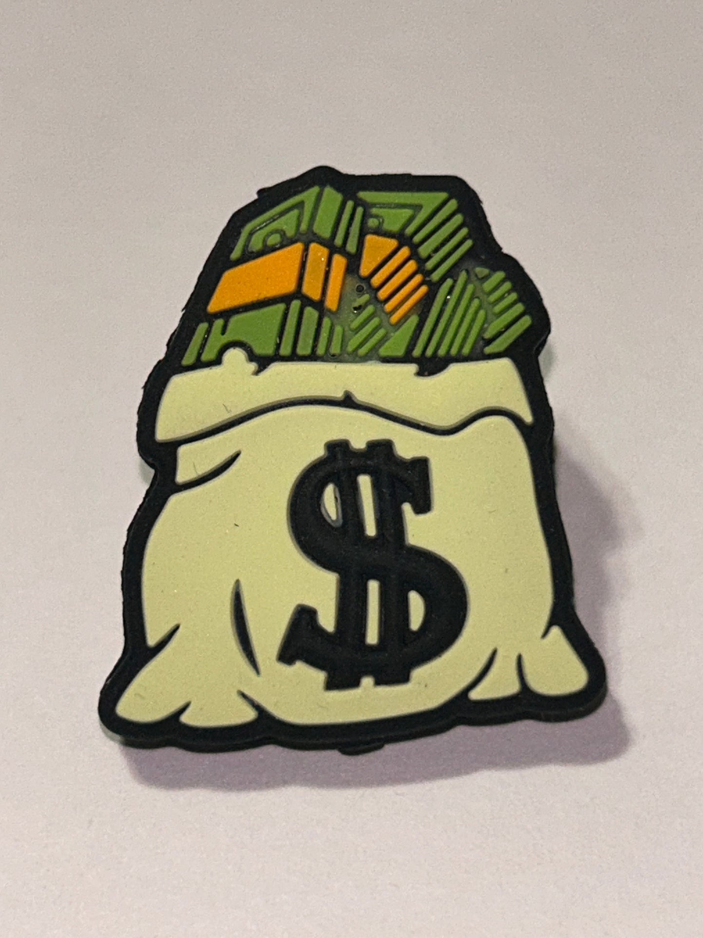 Money Money Money Silicone Focal Beads