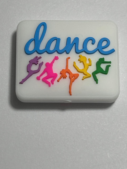 Dance Silicone Focal Bead