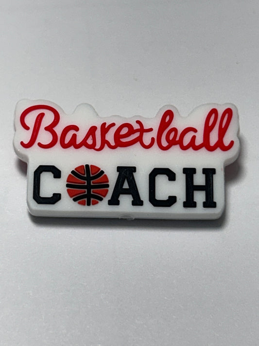 Basketball Coach Silicone Focal Bead