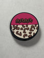 Mama w/Print silicone focal bead