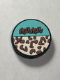Mama w/Print silicone focal bead