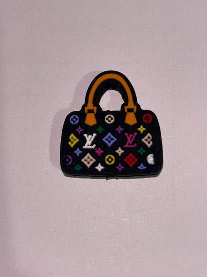 L Vee Colorful Purse Silicone Focal Bead