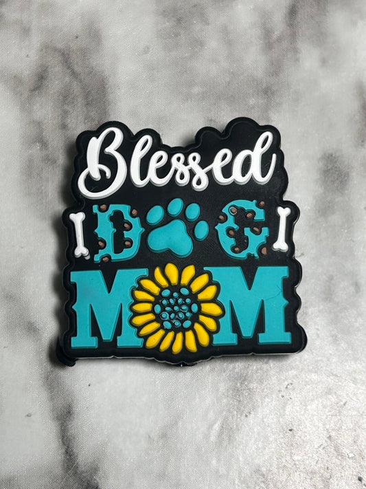 Blessed Dog Mom Focal Bead