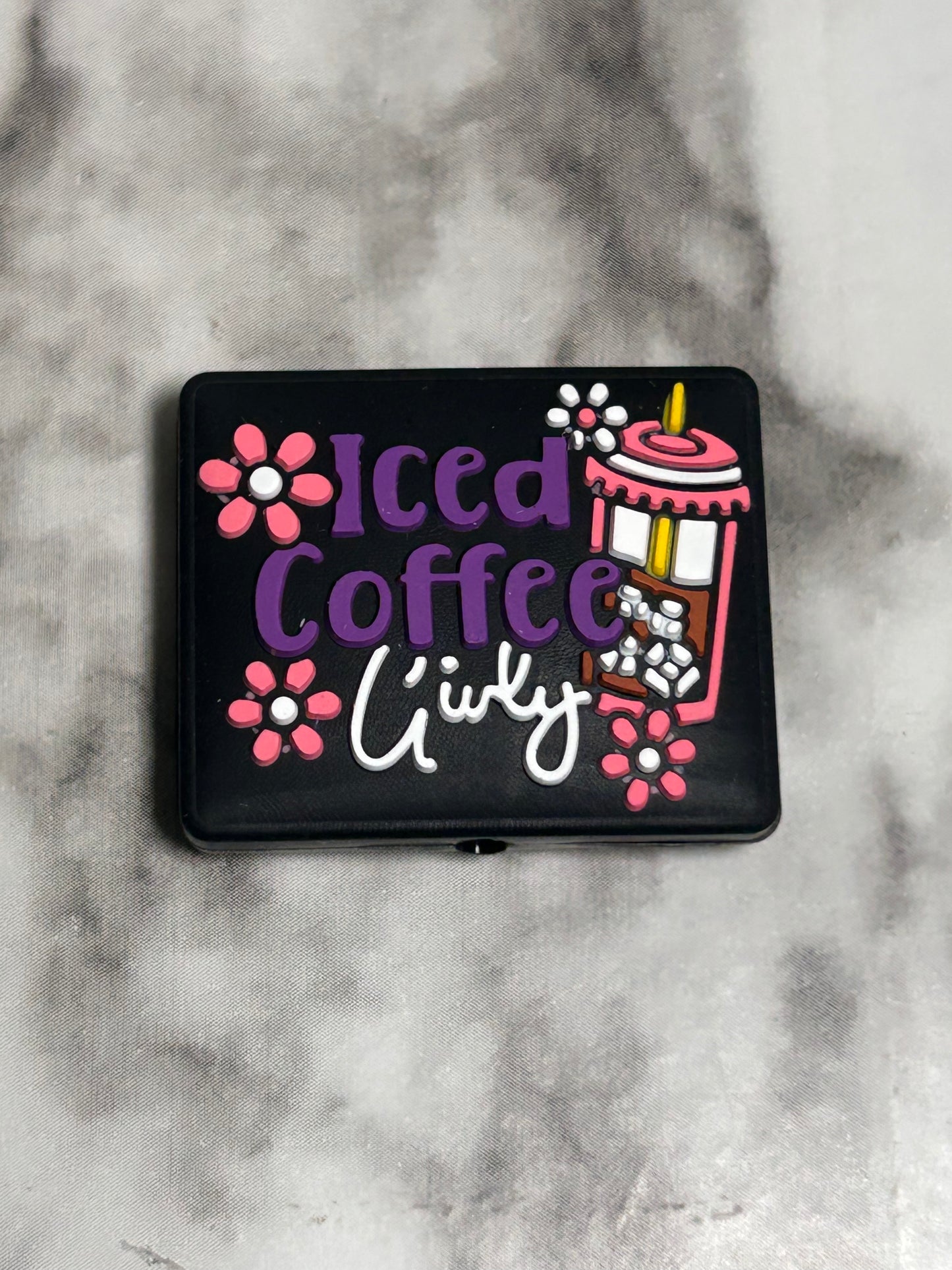 Iced Coffee Girly Focal Bead