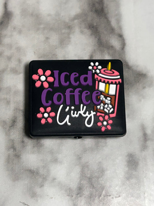 Iced Coffee Girly Focal Bead