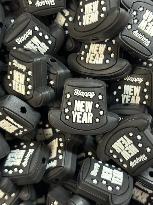 Happy New Year Black Hat PVC Focal RDcreations Exclusive