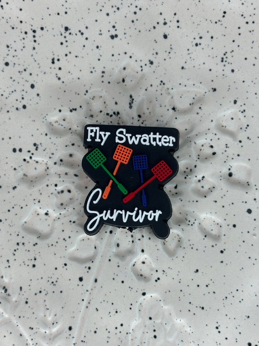 Saying - Fly Swatter Survivor PVC Focal - Bead Sister Exclusive