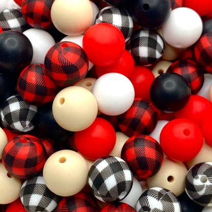 Checkered Silicone Bead Bundle