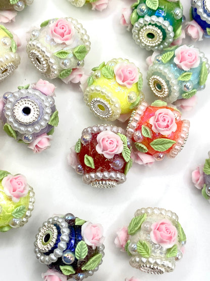 Roses Fall, But The Thorns Remain Fancy Acrylic Beads