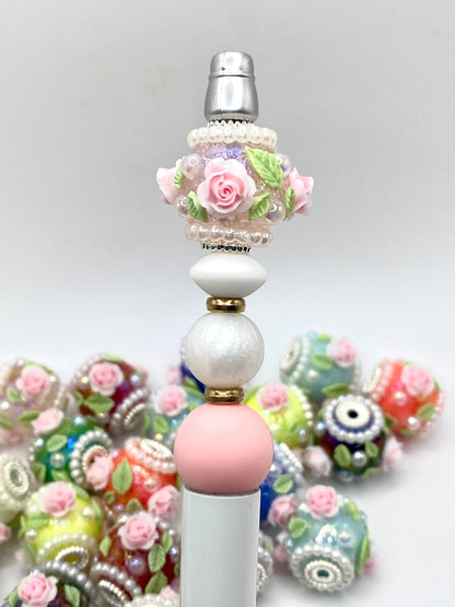 Roses Fall, But The Thorns Remain Fancy Acrylic Beads