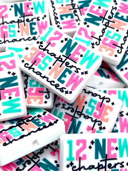 12 New Chapters 365 New Chances Silicone Focal Beads