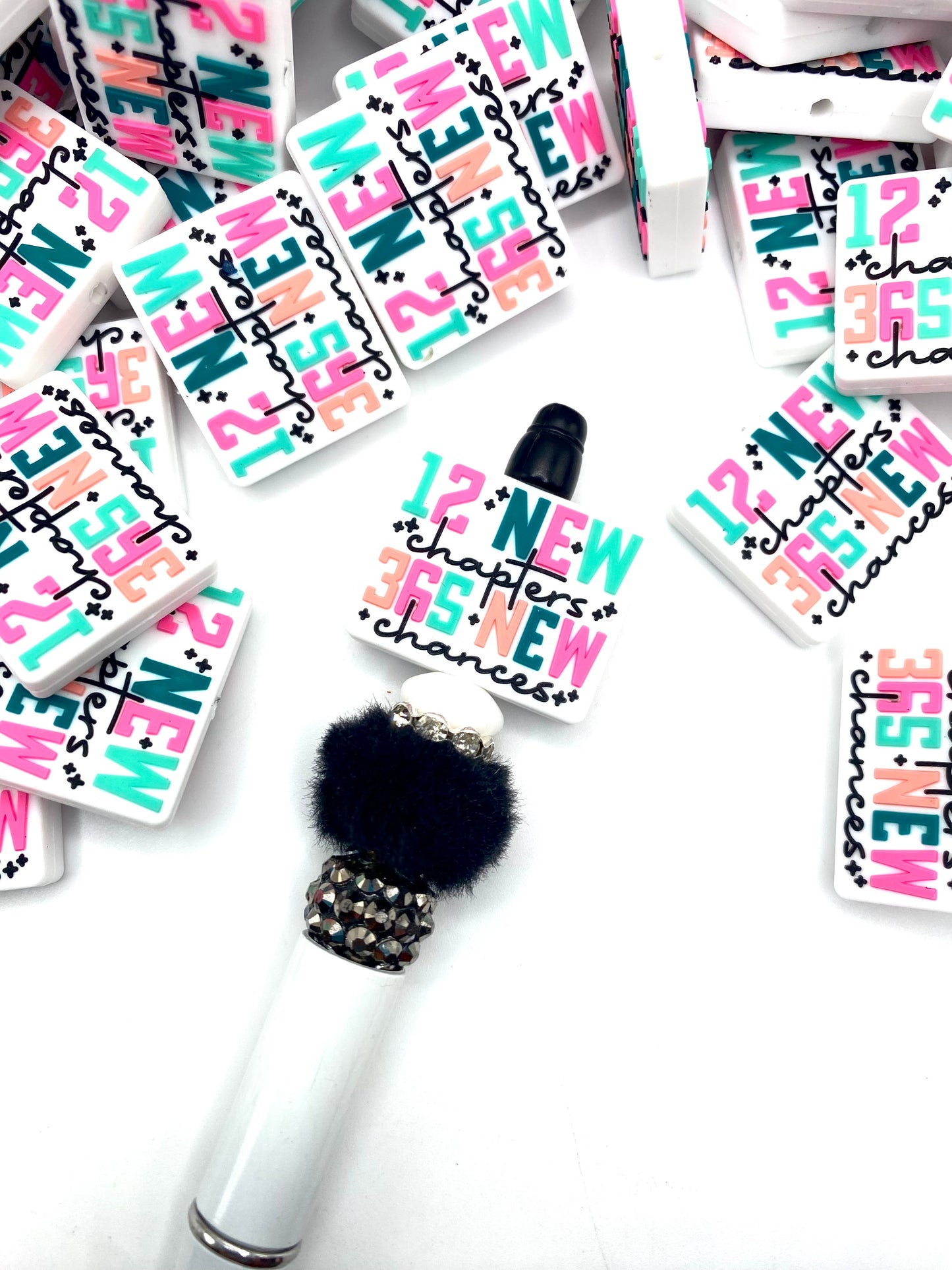 12 New Chapters 365 New Chances Silicone Focal Beads