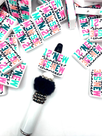 12 New Chapters 365 New Chances Silicone Focal Beads