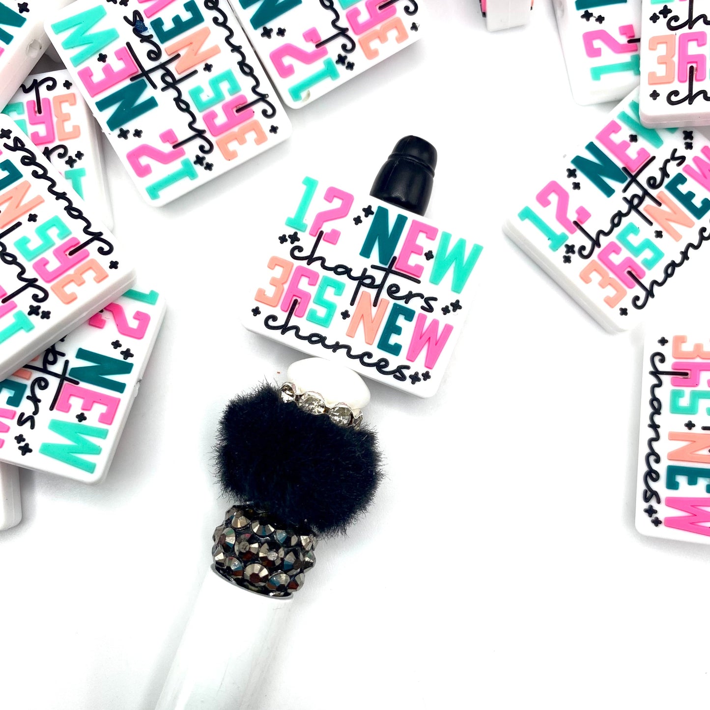 12 New Chapters 365 New Chances Silicone Focal Beads