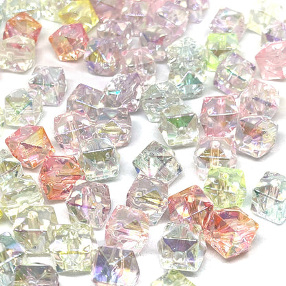 14 mm Hexagon Multiple Color Spacer Beads SP112