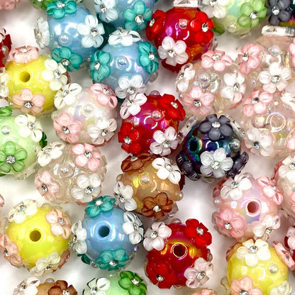 She's A Wild Flower Fancy Beads- 5pcs