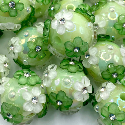 She's A Wild Flower Fancy Beads- 5pcs