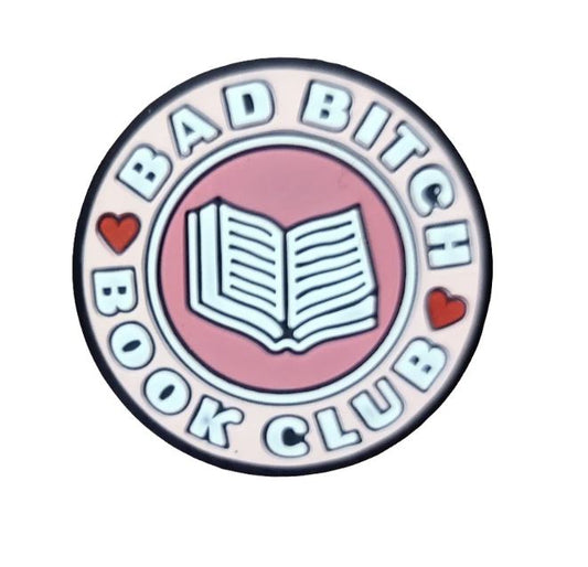 Bad Bitch Book Club Silicone Focal Bead
