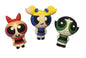3D Power Puff Girls Silicone Focal Bead