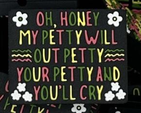 Oh Honey, My Petty Silicone Focal Bead