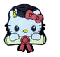 Graduation HK Kitty Silicone Focal Bead (Options)