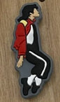 MJ King of Pop Silicone Focal Bead