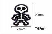 Halloween - Skeleton Purple Silicone