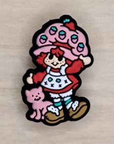 Strawberry Shortcake Silicone Focal Bead