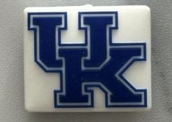 University of Kentucky Square Focal Bead