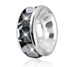 Rhinestone Spacer Beads 10mm