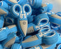 Scissor Silicone Focal Bead