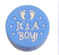 It's A Girl It's A Boy Silicone Focal Bead