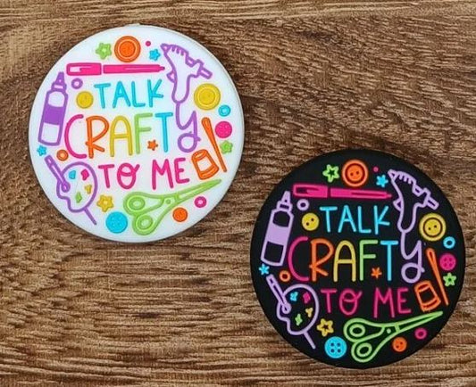 Talk Crafty To me - Silicone Focal Bead