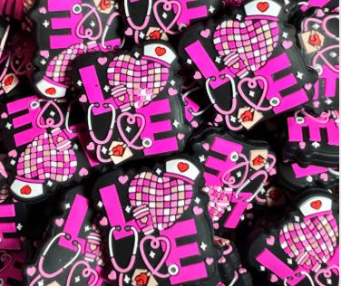 Medical Field Love with heart - Focal Bead
