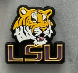 LSU College Tigers Focal Bead