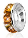 Rhinestone Spacer Beads 10mm