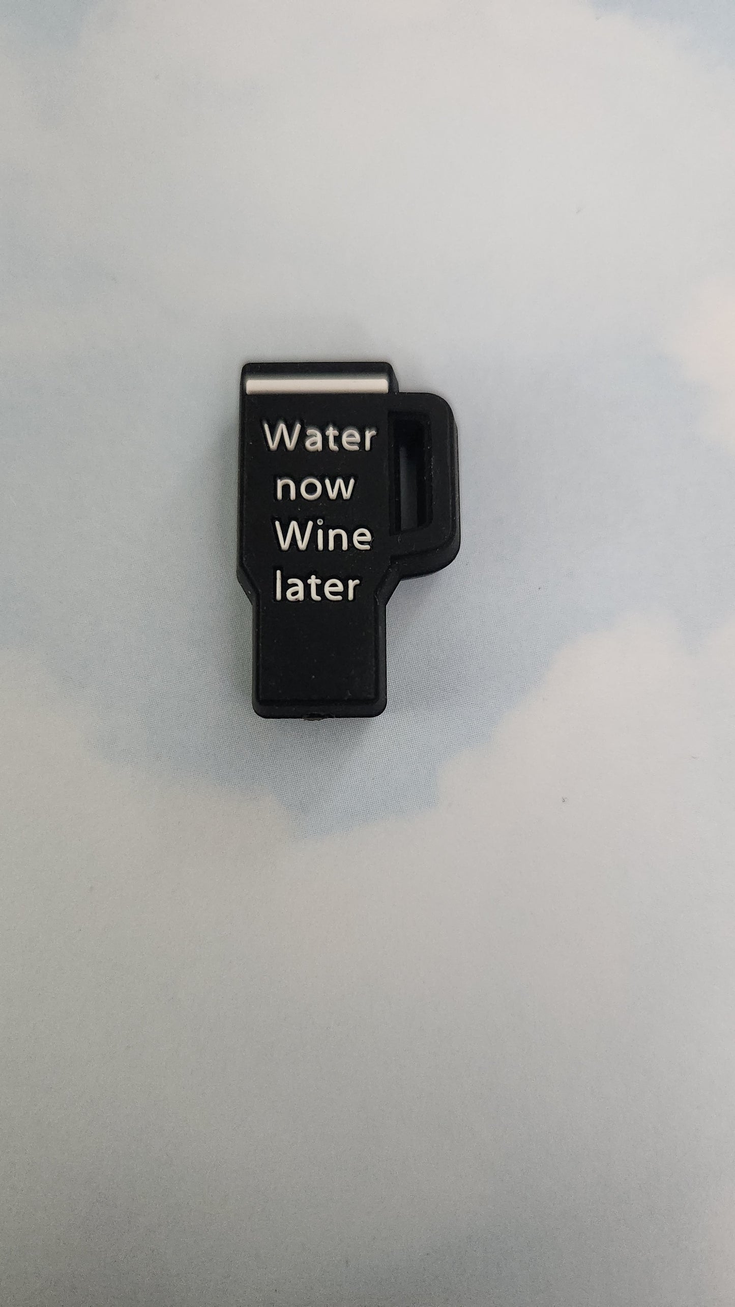 Water now wine later