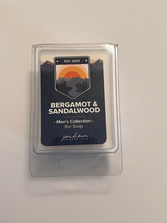 Jordan Essential Oils- Men's Bergamot & Sandalwood Bar soap