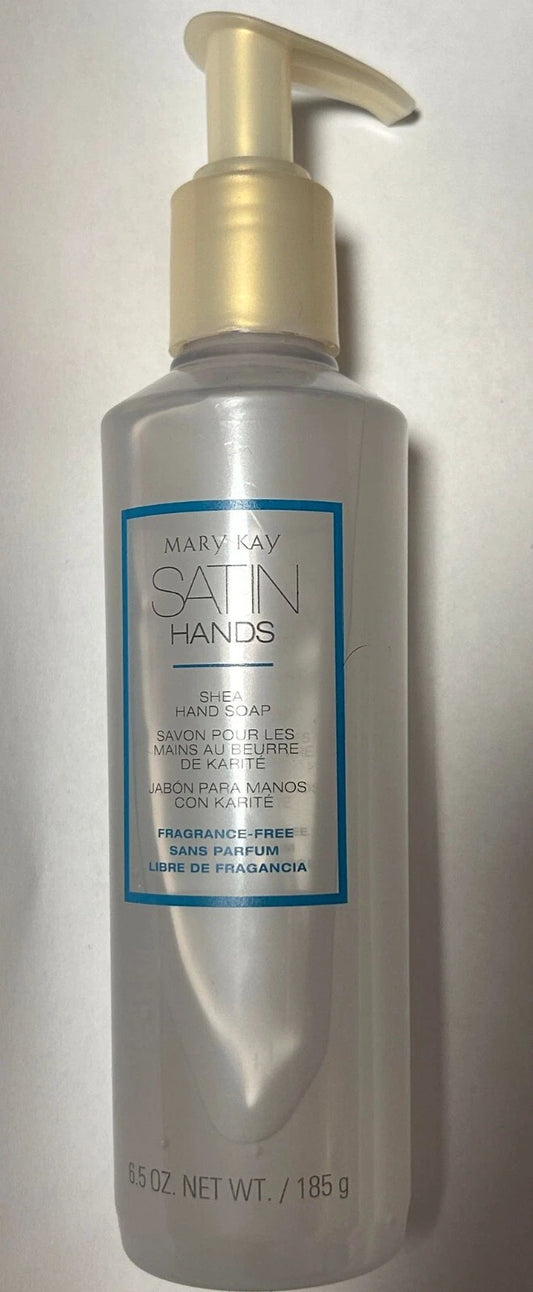 Satin Hands Shea Hand Soap Fragrance Free Hand Soap by Mary Kay