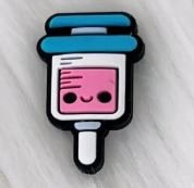 Medical - Happy Syringe - Silicone Focal bead