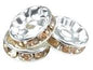 Rhinestone Spacer Beads 10mm