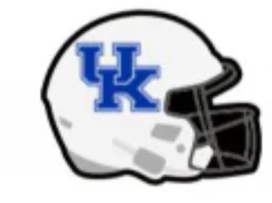 Univ. of Kentucky Football Helmet Silicone Foal Bead