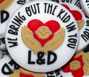 We Bring out the kid in you Labor & Delivery Silicone Focal Bead